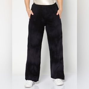 Women Wide Leg Plain Casual Pants